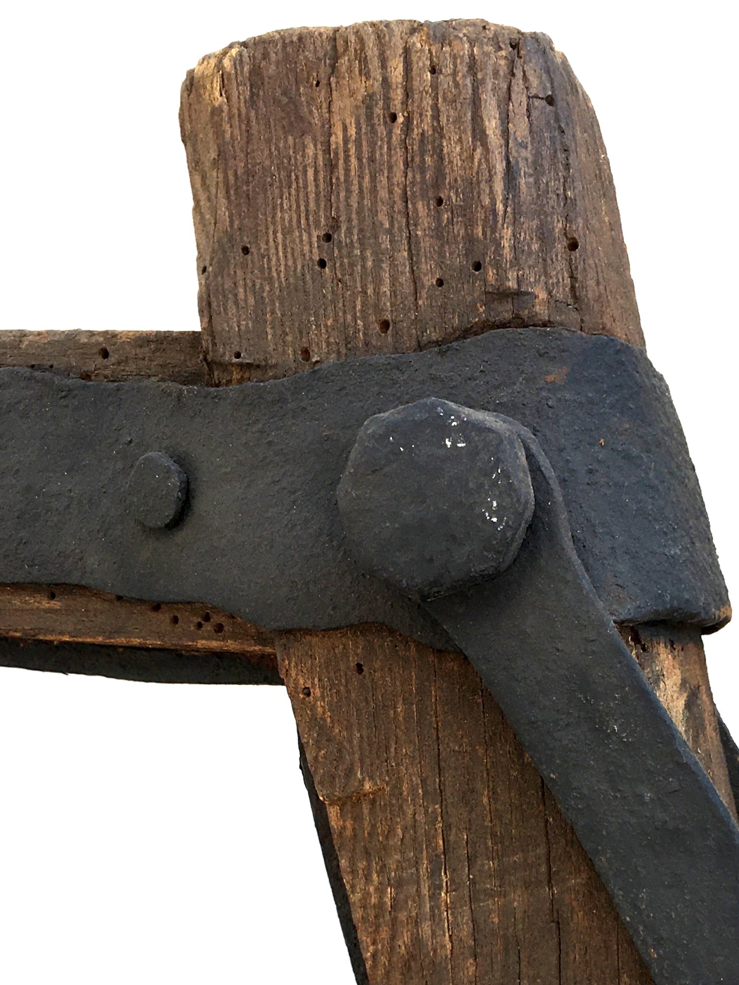 Egge antik Holz Eisen