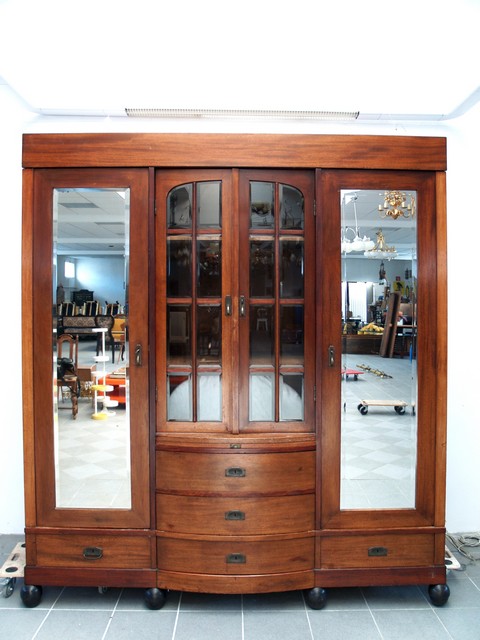 Jugendstil Bücherschrank