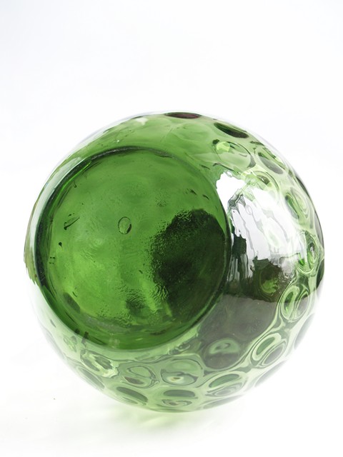 Karaffe antik Glas grün