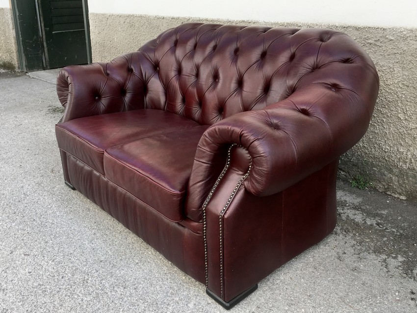 Chesterfield Ledersofa Aktion