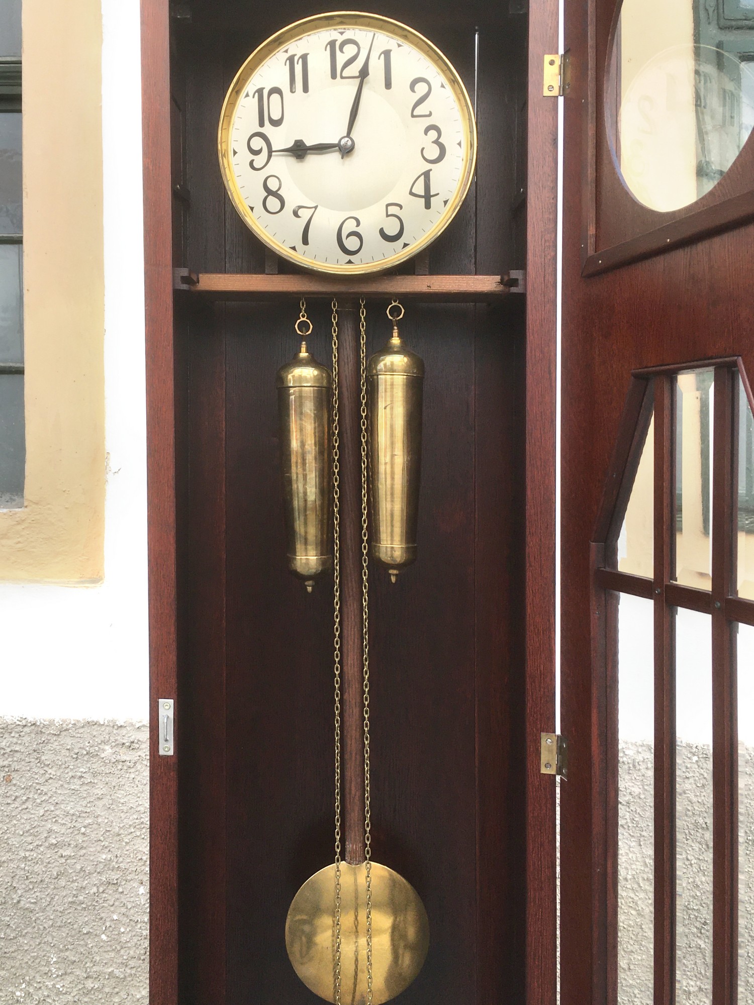 Standuhr antike Pendeluhr Jugendstil