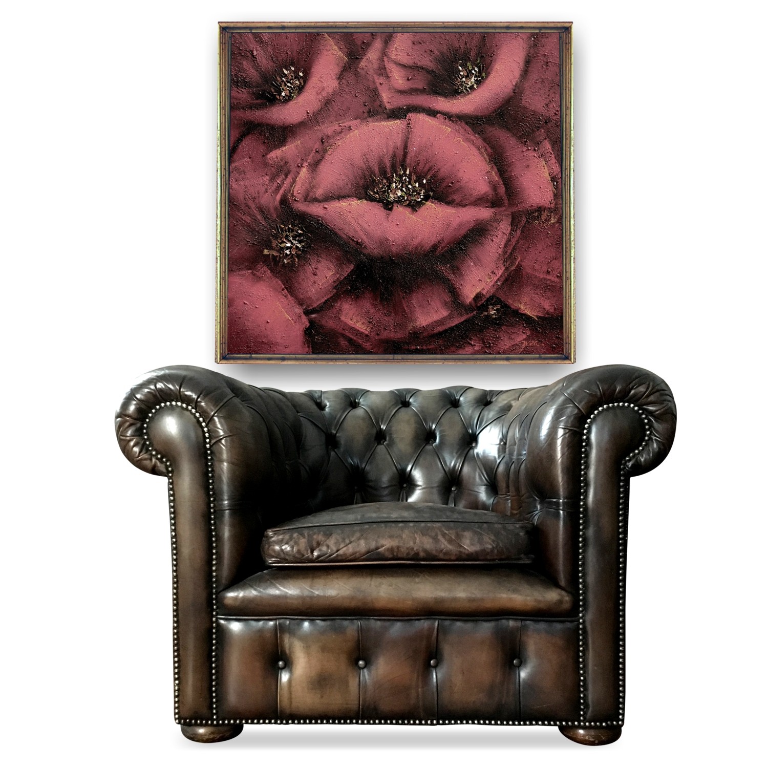 Chesterfield Clubsessel Ledersessel englisch Leder braun Chesterfield Sessel