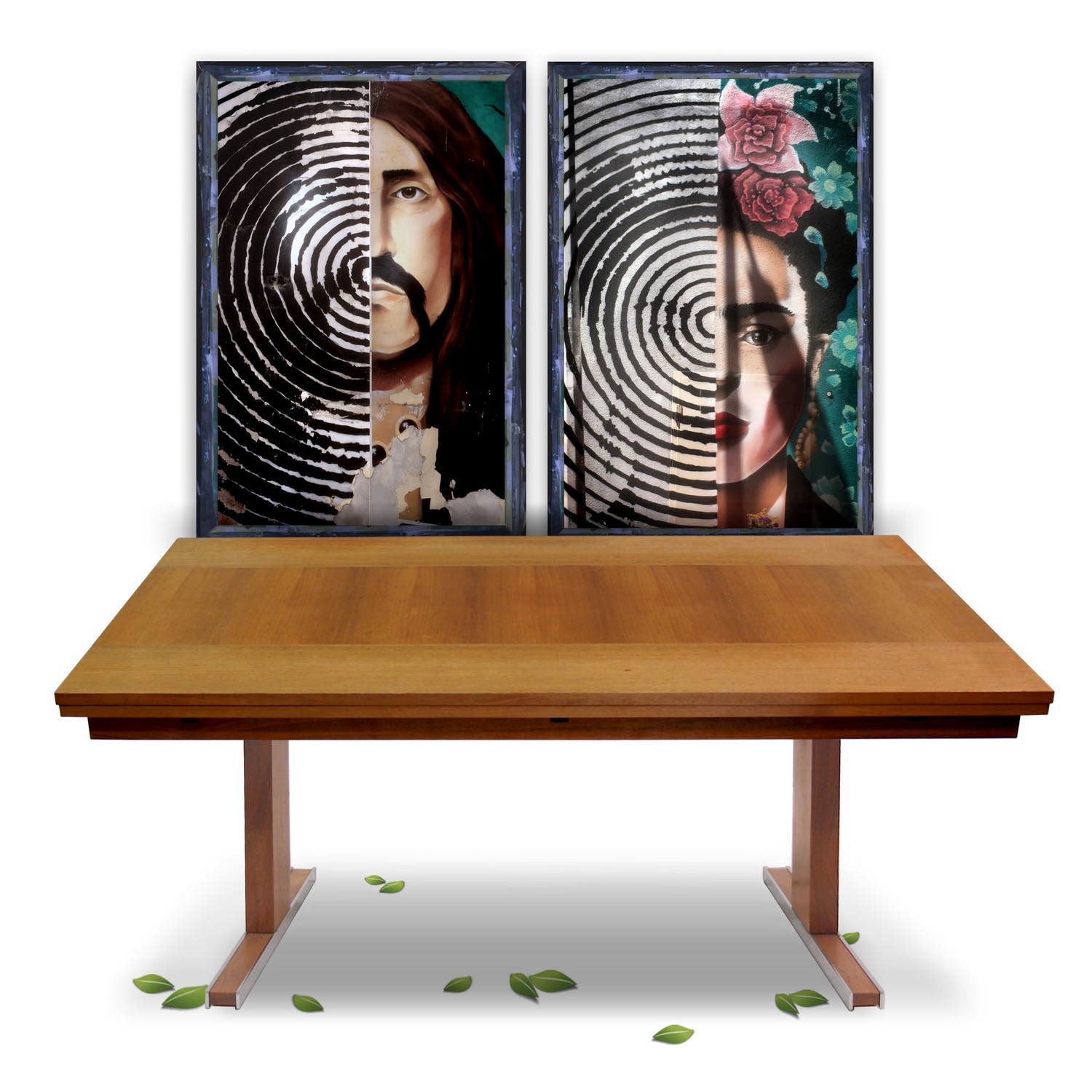Tisch ausziehbar konstruktiv im Vintage Danish Design 60s/70s Coffeetable Designklassiker Möbel