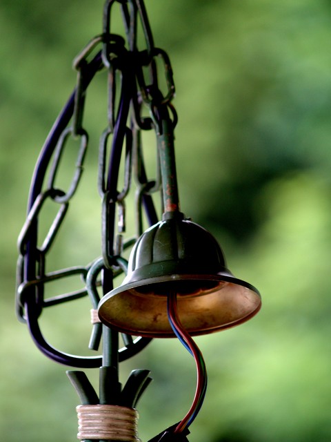 bretonischer Luster mit Blattwerk groß