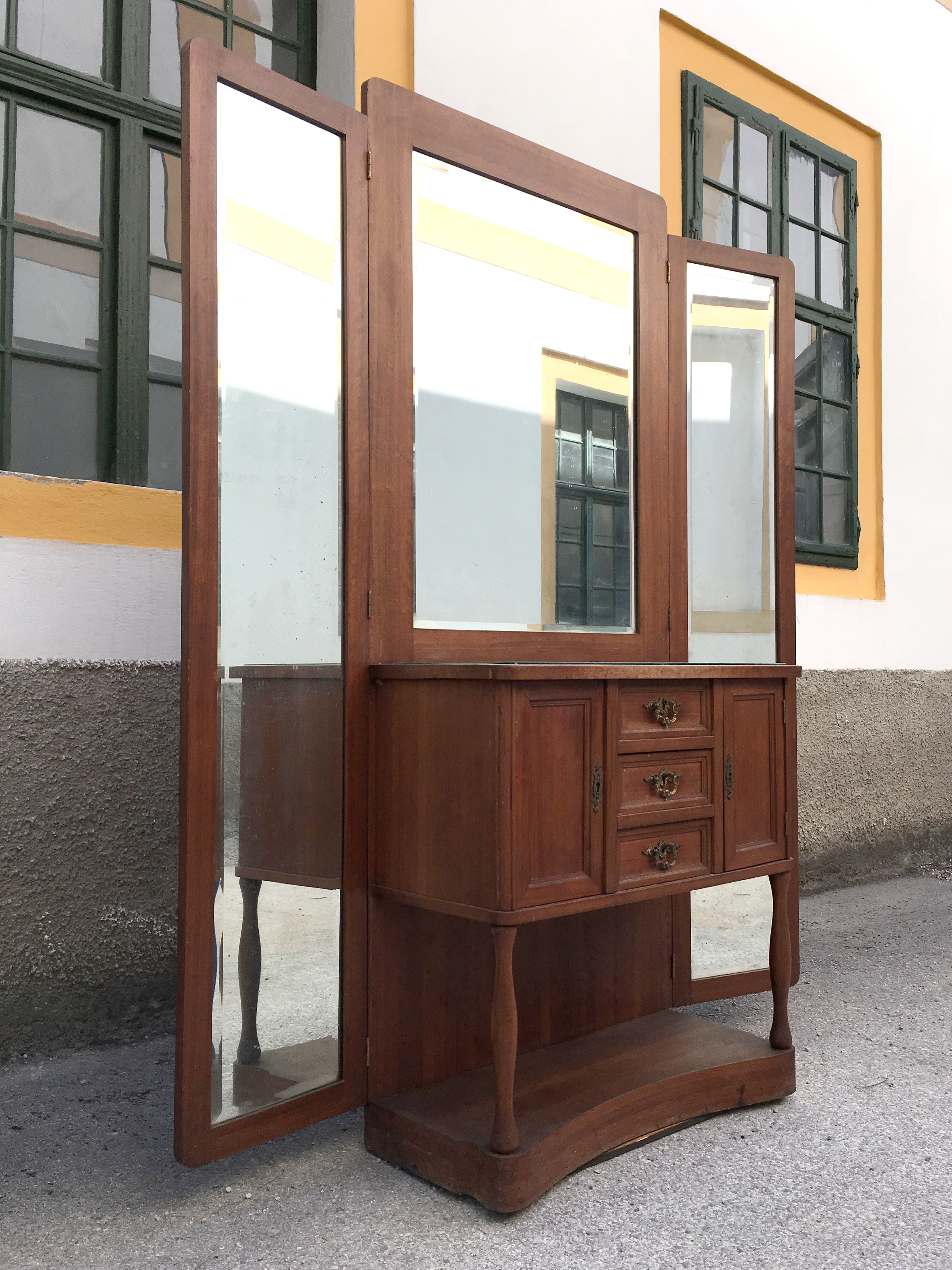 antiker Schrank Spiegel kaufen