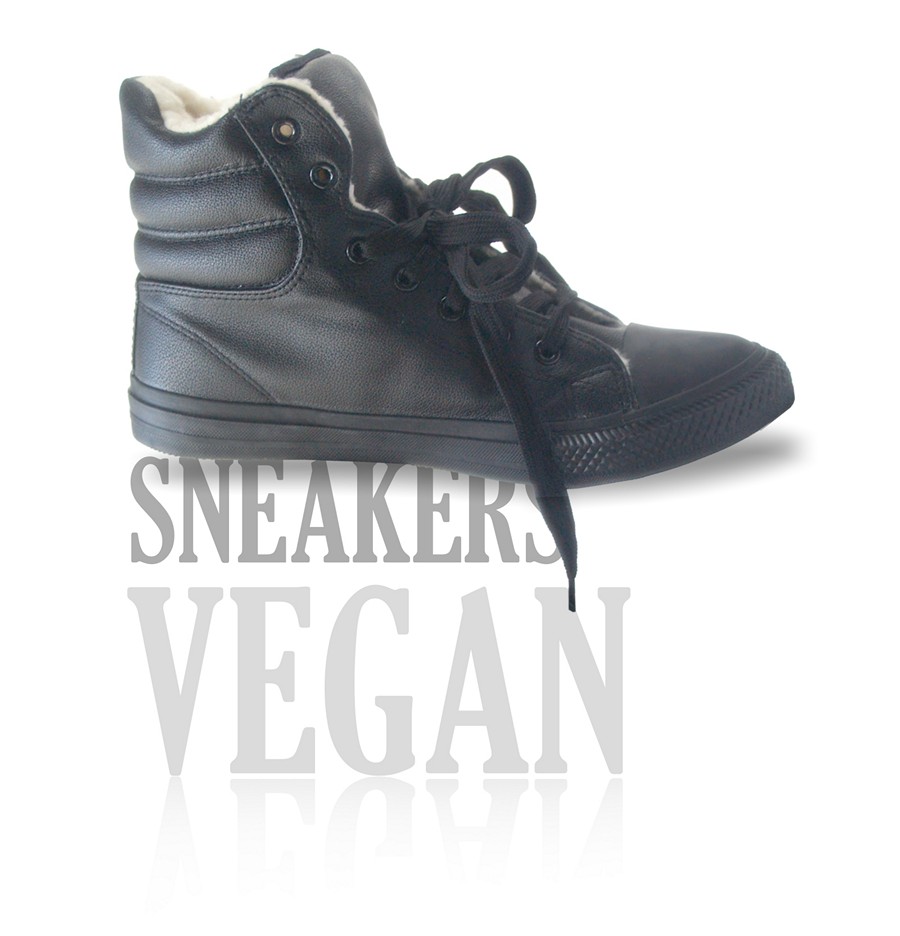 vegan Sneaker schwarz