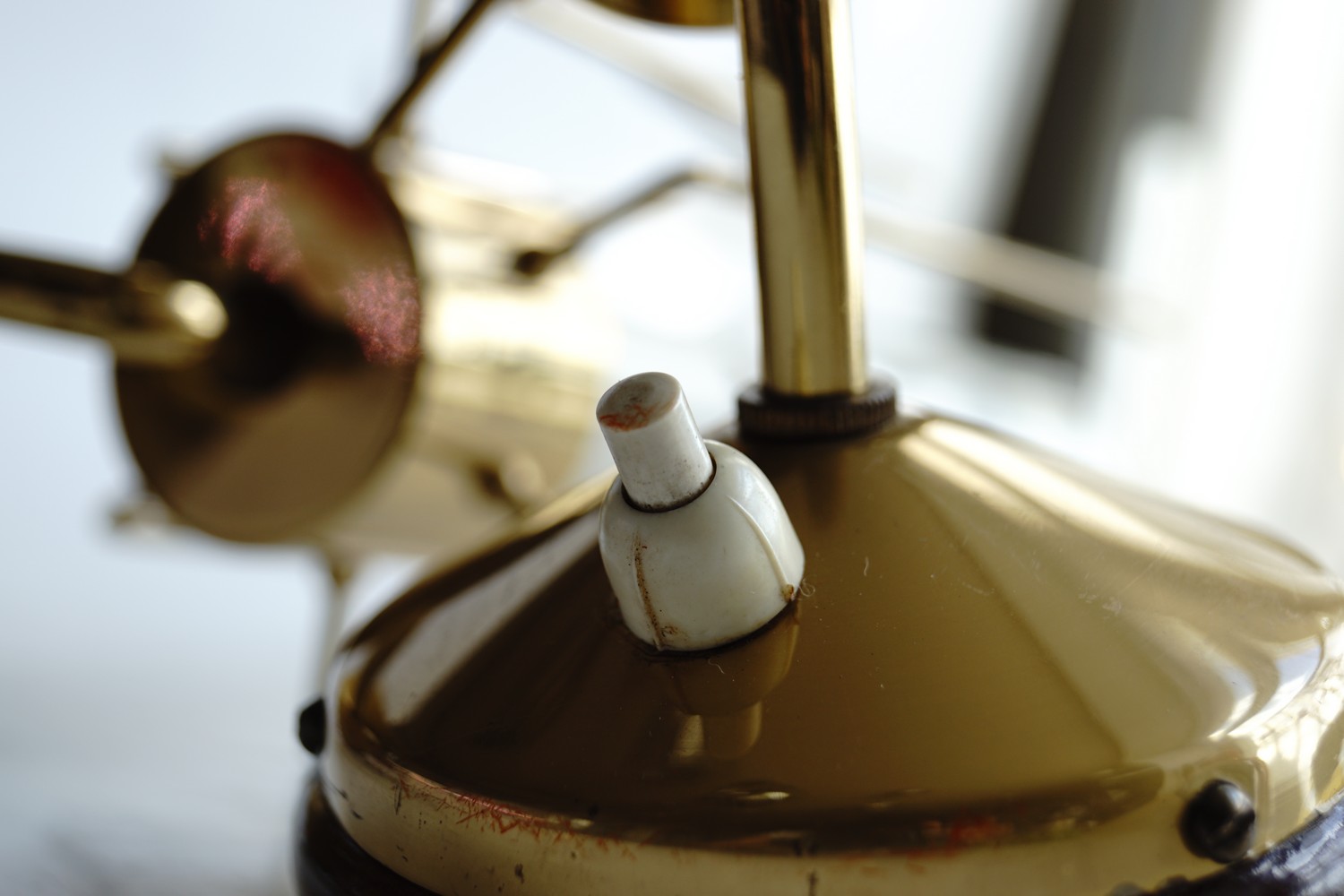 Wandlampen Midcentury Messing Industrialdesign Retro Edisonbirne 60er- 70er-Jahre Vintage