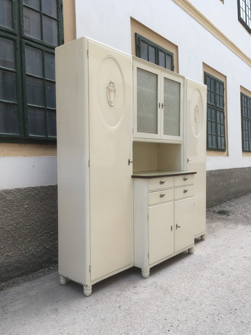 Küchenschrank creme Midcentury Buffet Schrank Vintage Kredenz