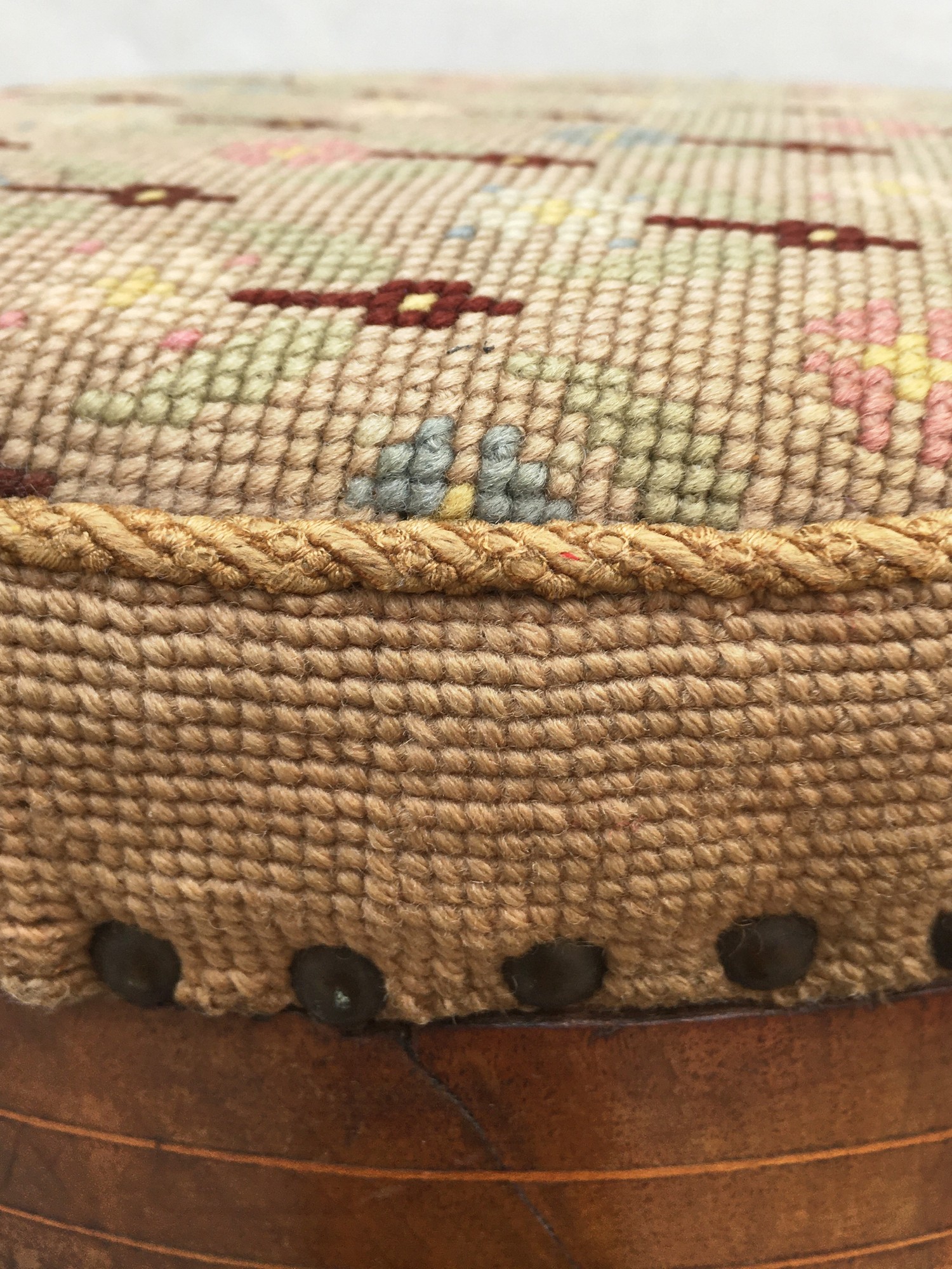 Klavierhocker Hocker Biedermeier um 1820 original Drehhocker Sitzmöbel