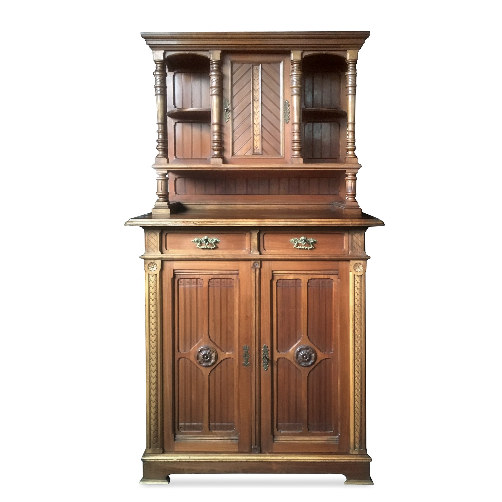 Schrank antik Anrichte Buffet-Möbel Kommode Vertiko Antiquität Anrichte Historismus