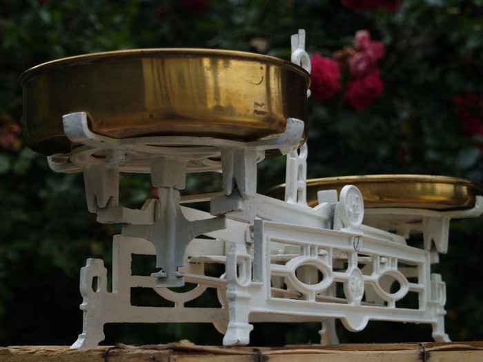 Kuechenwaage Shabby Chic