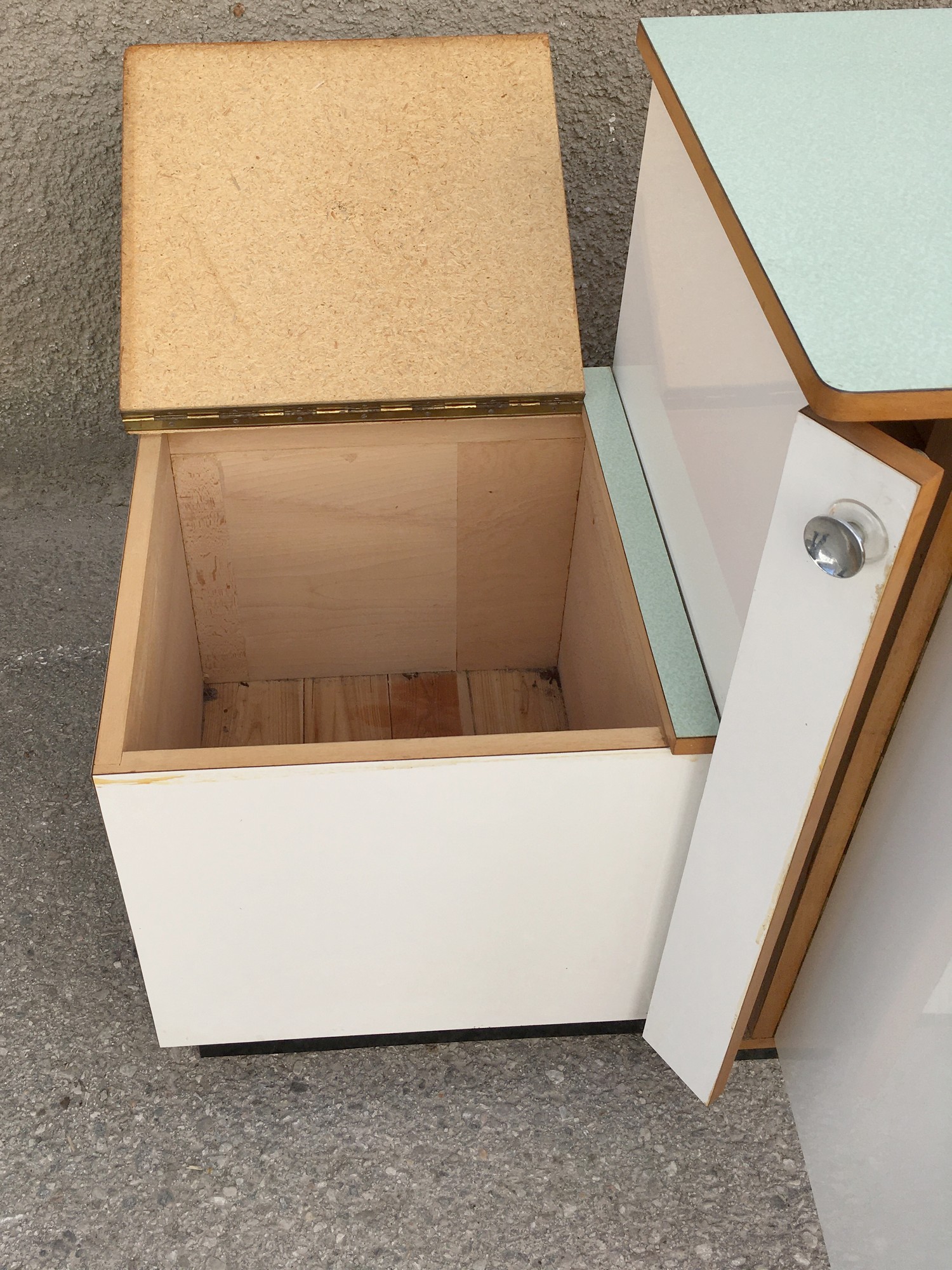 Küchensitzbank Retro Schrank Küche Vintage 50er-Jahre Midcentury Kommode