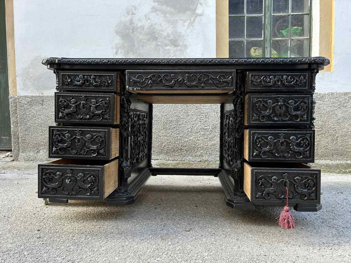 Antiquität Renaissance Schreibtisch antik Barock Möbel