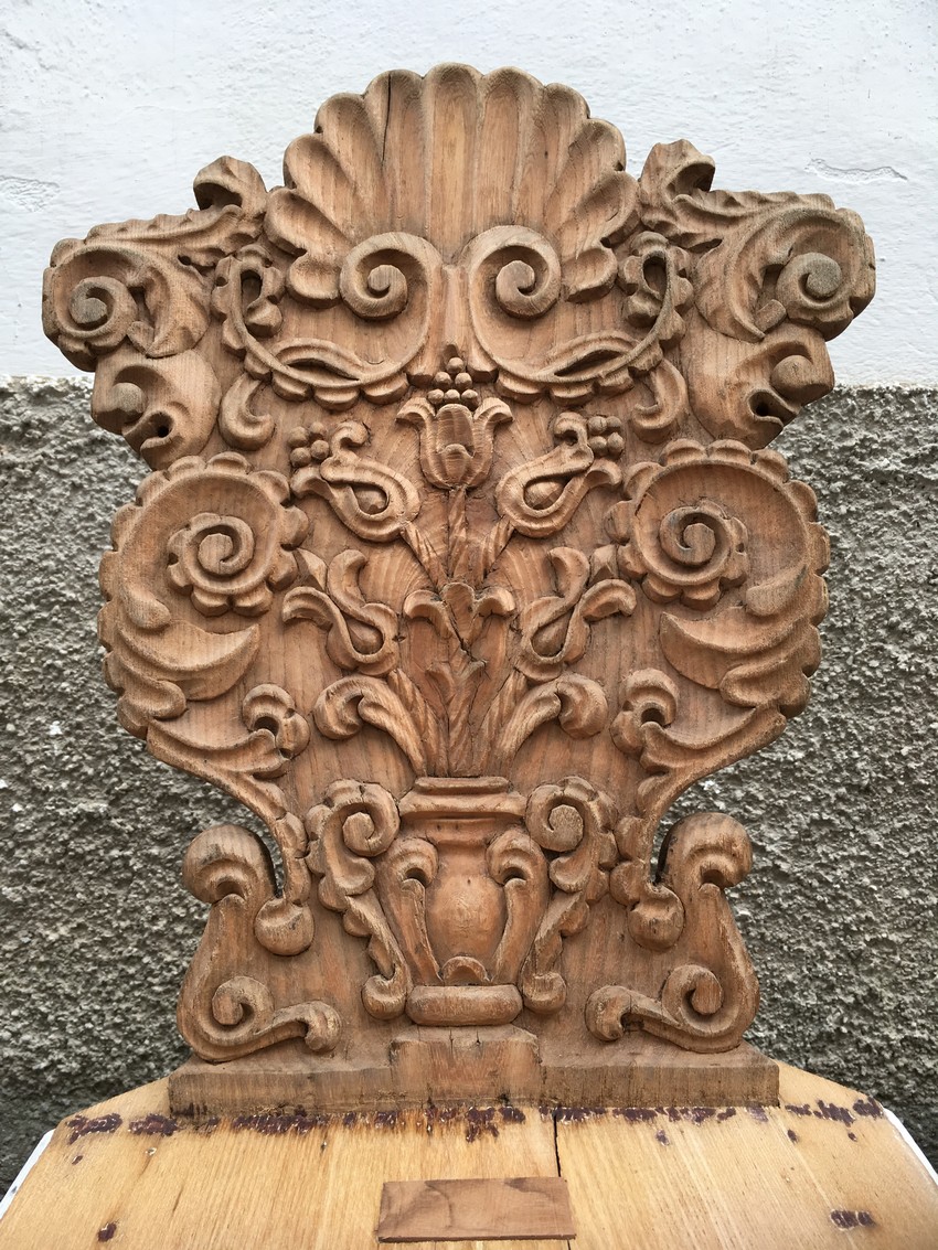 Renaissance Stuhl Fratzen Möbel antik