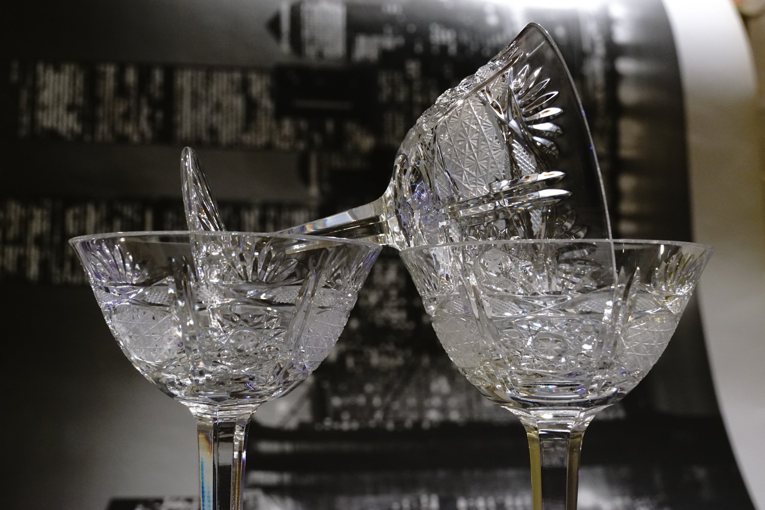 Bleikristall Gläser Vintage wie neu Apperitiv Champagnerschalen geschliffen