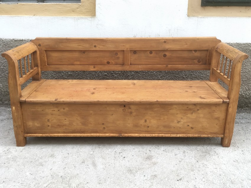 Truhenbank Weichholz
