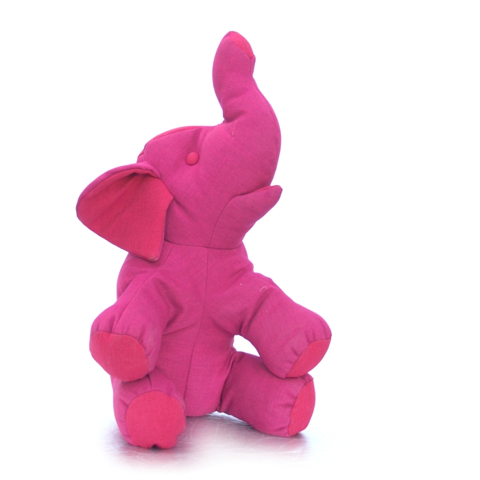 BRETZ Kissen großes Kuscheltier Elefant rosa Kuscheltier ROSA ELEFANT