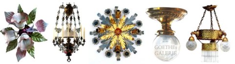 antike Lampen Original Kronleuchter Florentiner Koegl Hans Jugendstil Barock Biedermeier antike Lampen Original Kronleuchter Florentiner Koegl Hans Jugendstil Barock Biedermeier