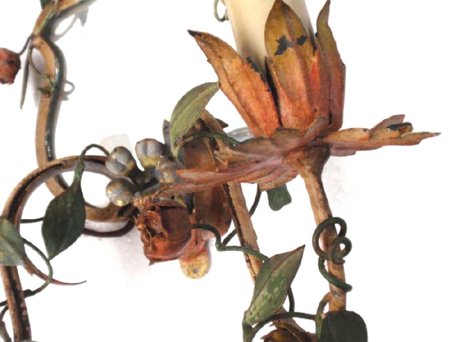 antike Wandlampen Florentiner Blätter