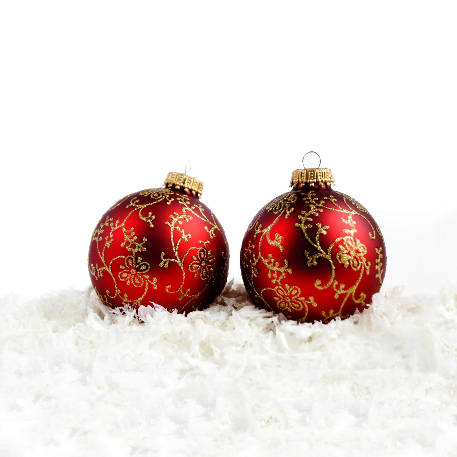 Christbaumkugel Glas mundgeblasen handgemacht lauscha Bauernweihnachtsbaum glitzer ranken handbemalt gold rot borte
