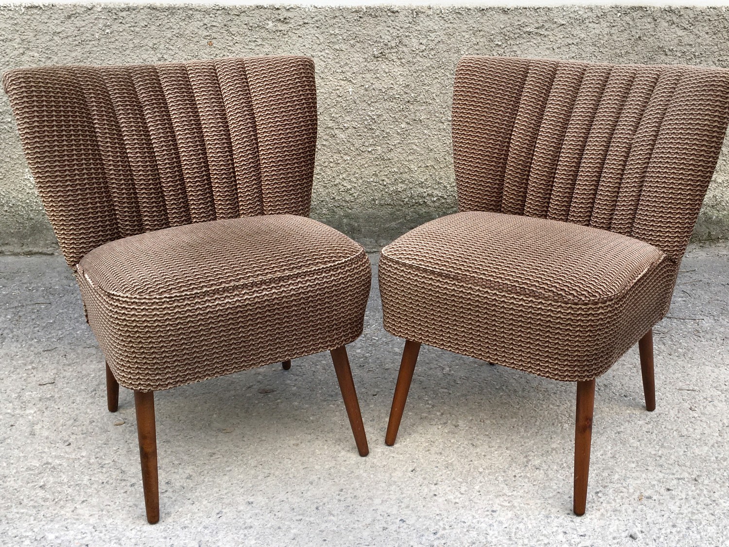 Cocktailsessel Vintage 50er- 60er-Jahre Retro Stühle antik Midcentury Möbel Original