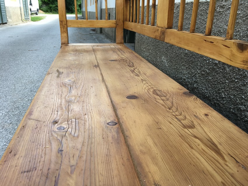 Truhensitzbank Weichholz