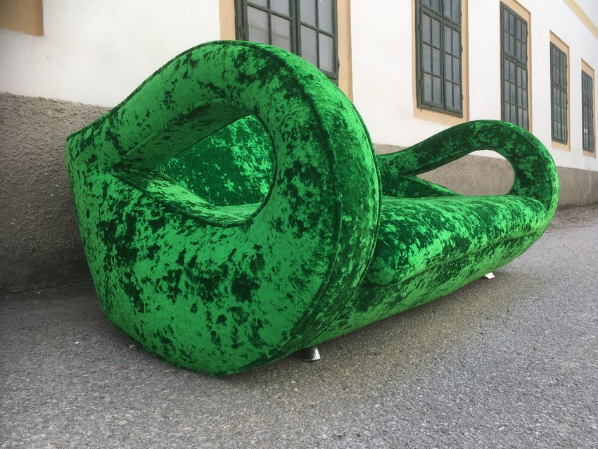 Bretz Sofa grün Slowrider Riesensofa