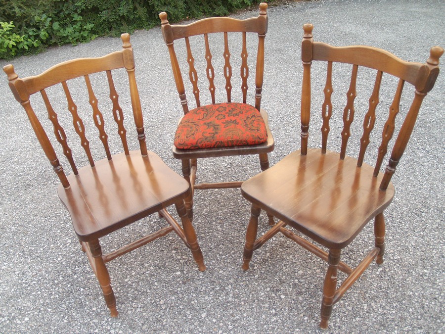 Sprossenstühle Sessel Vintage