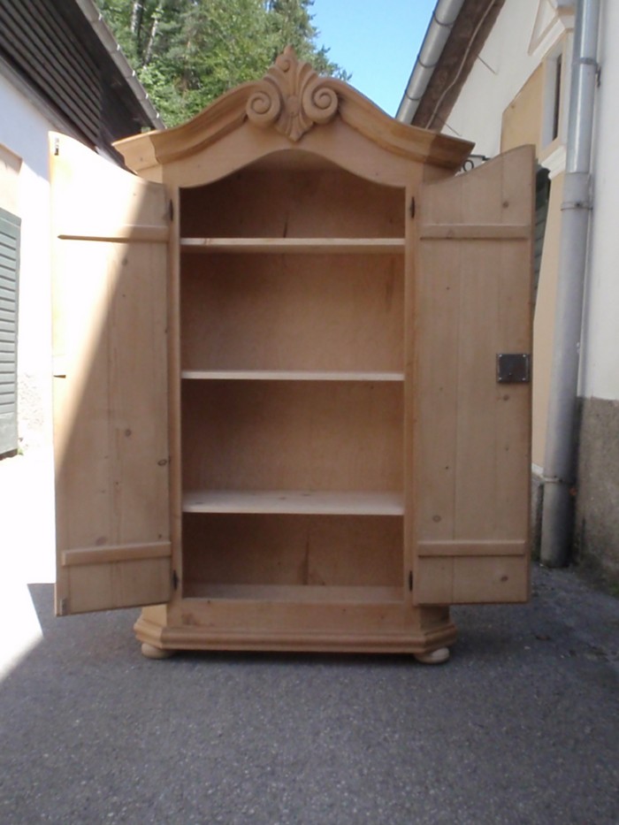 Massivholz Bauernschrank antikstil