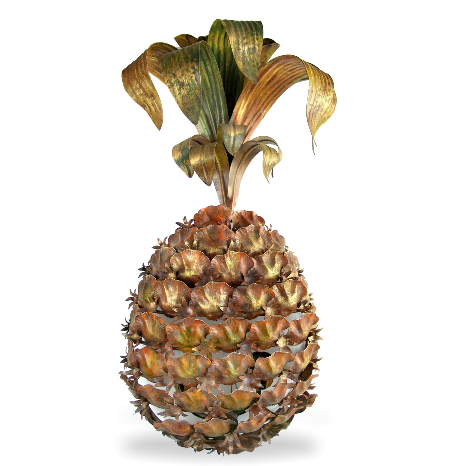 Wandlampe Retro Vintage Wandleuchter Ananas Pineapple 80 cm! Wandlampe Ananas