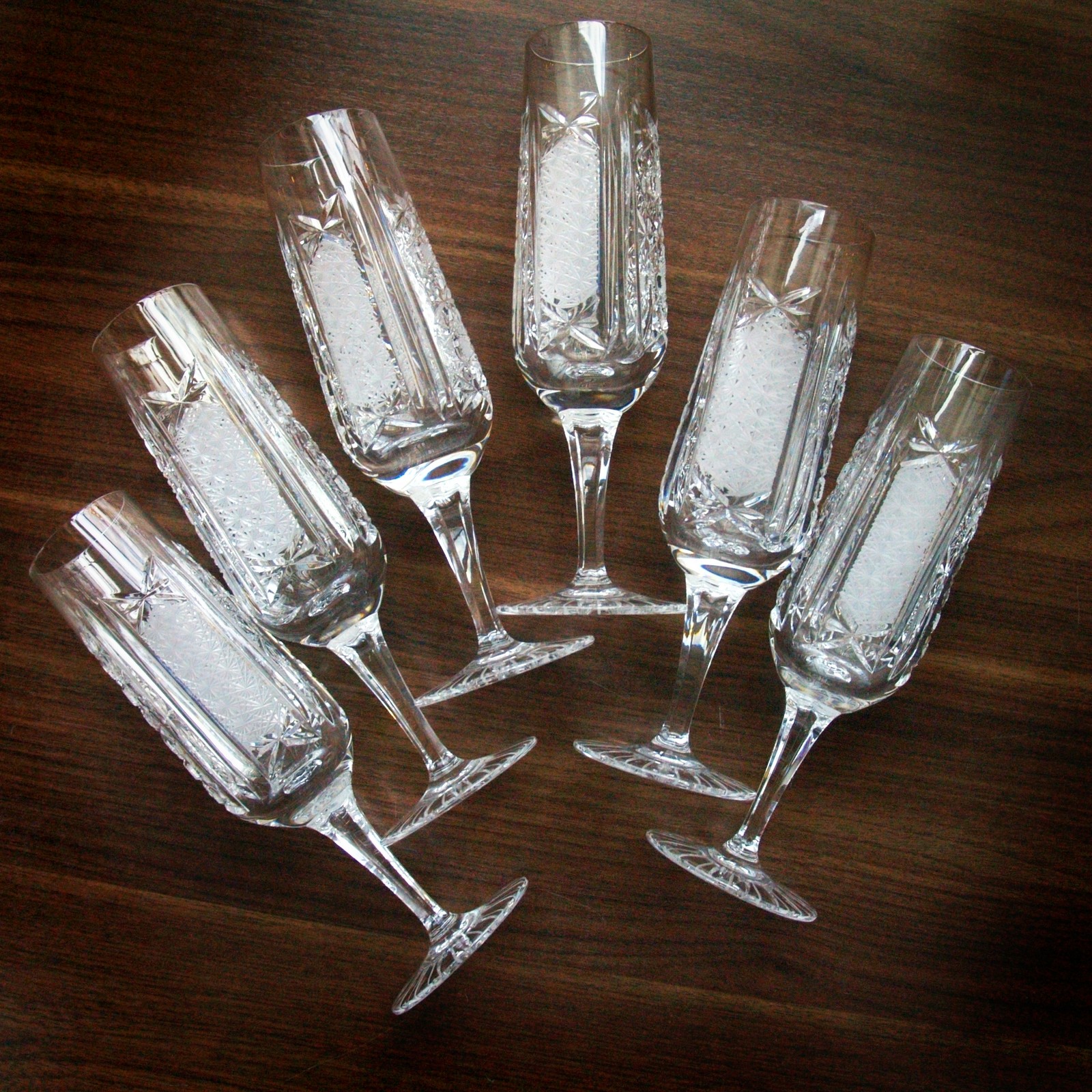 Bleikristall Sektflöten Gläser schwere Sektgläser