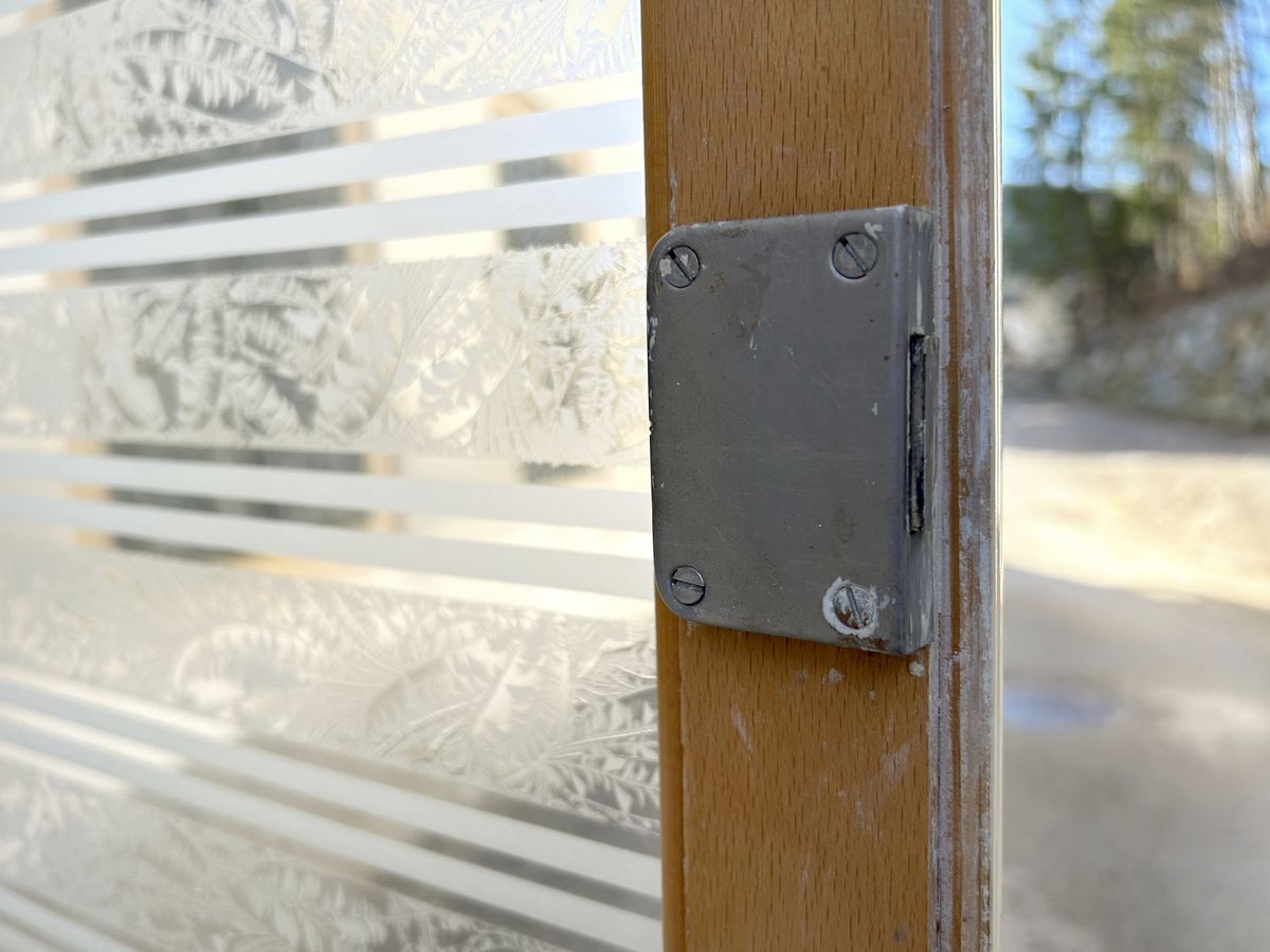 Eisblumenglas Vintage Schrank