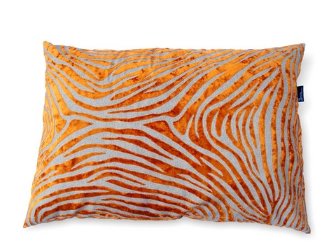 Bretz Kissen Zebrastoff orange