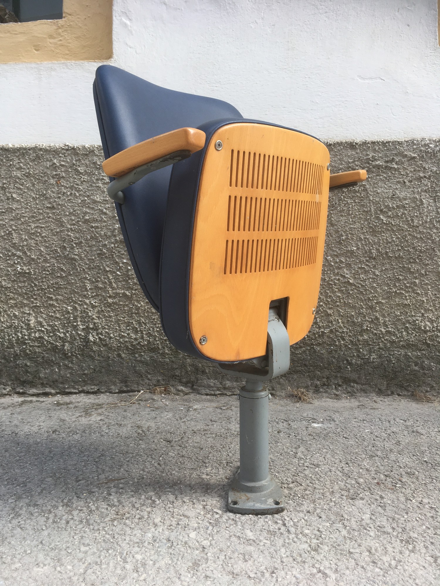 Drehsessel Kinostuhl Klappstuhl Theaterstuhl Friseursessel Vintage Retro Drehstuhl