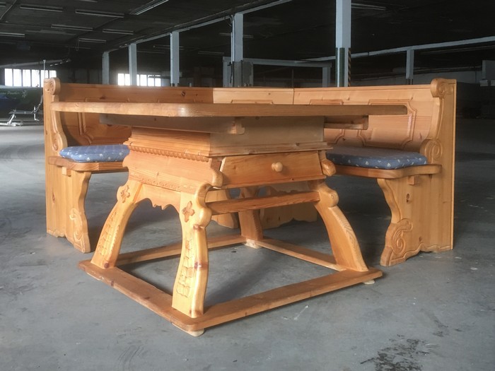 Eckbankgruppe Vollholz Landhaus Möbel