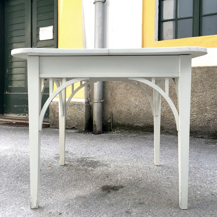 Shabby Chic Tisch weiß creme