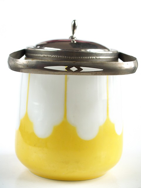 Glas gelb Shabby Chic