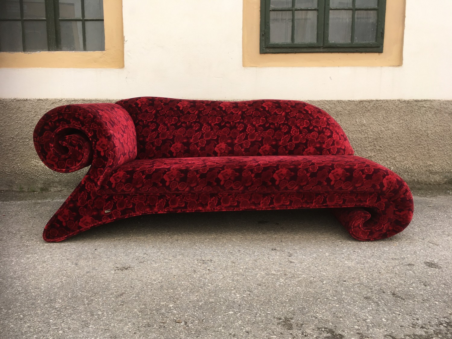 Bretz Sofa Rosenstoff Mammut achtsam gebraucht rot