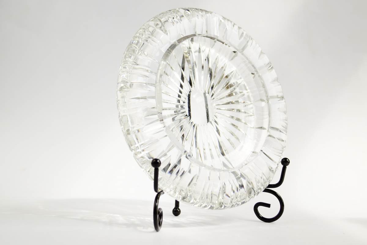 Bleikristall geschliffen Aschenbecher