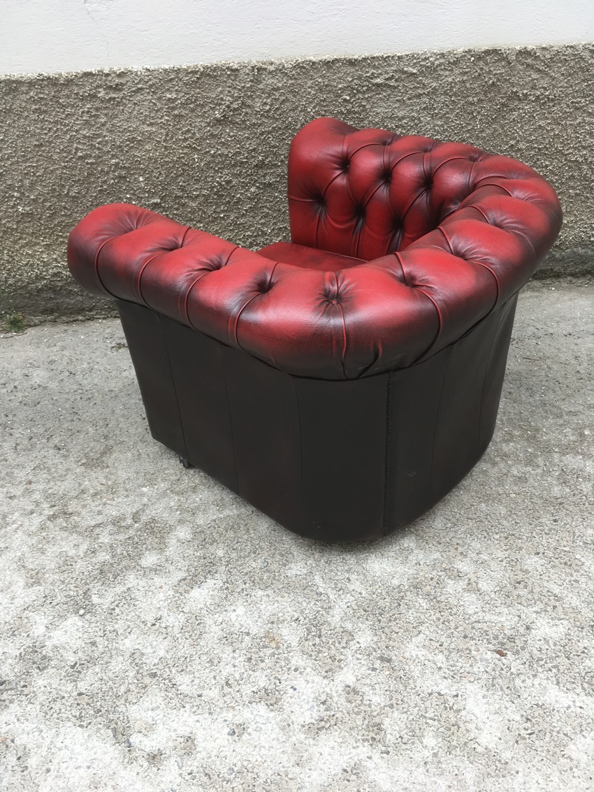 Chesterfield Oxblood Sessel