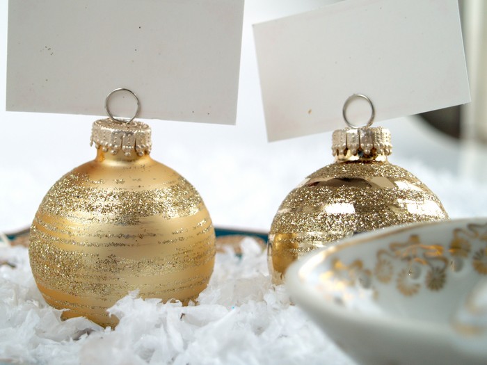 Weihnachten Deko Kartenhalter