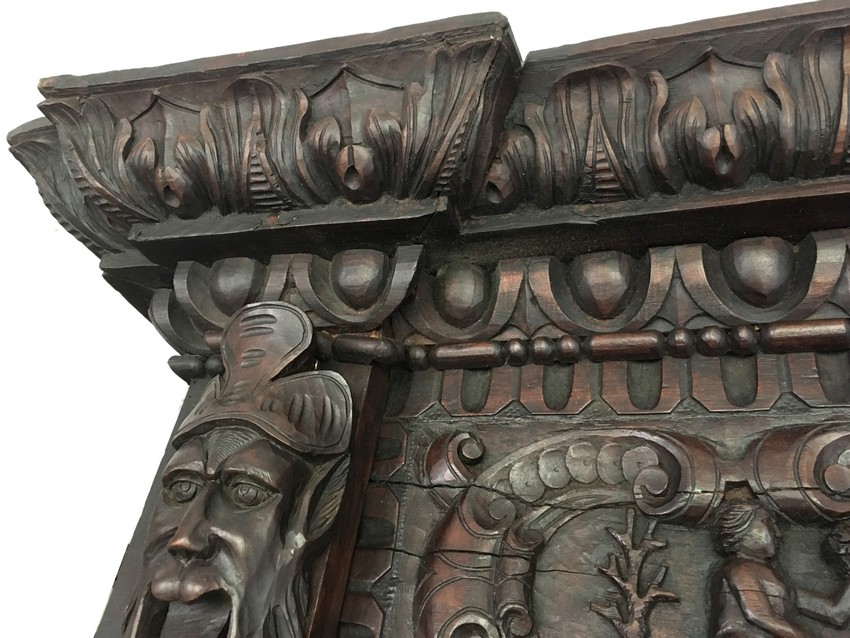 Schrankvitrine antik