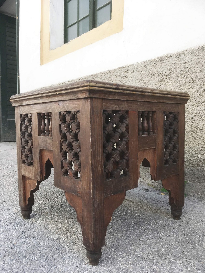 Couchtisch massiv Vollholz Tisch Vintage