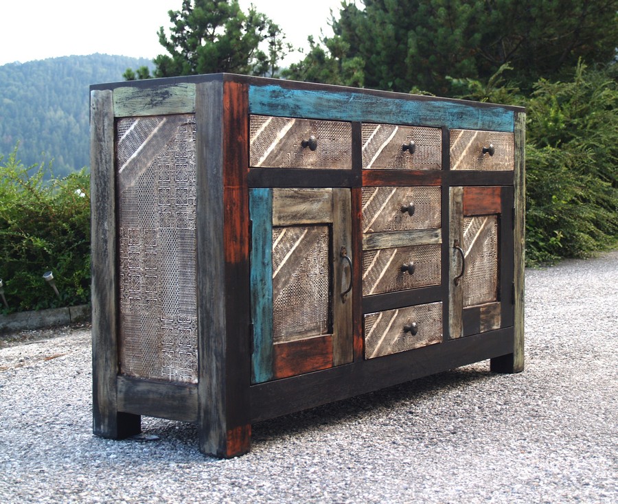 Kommode Shabby Industrial Style