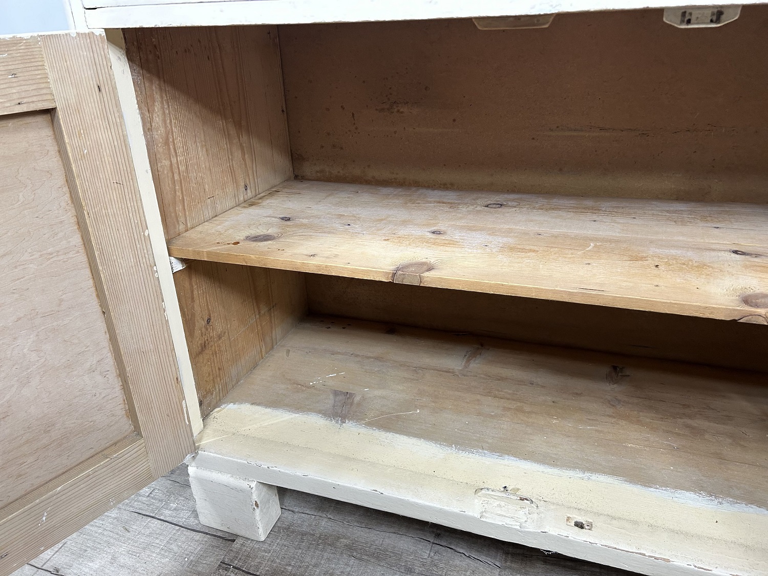 Vintage Küchenschrank Massivholz Möbel Kredenz 1940 50er 60er