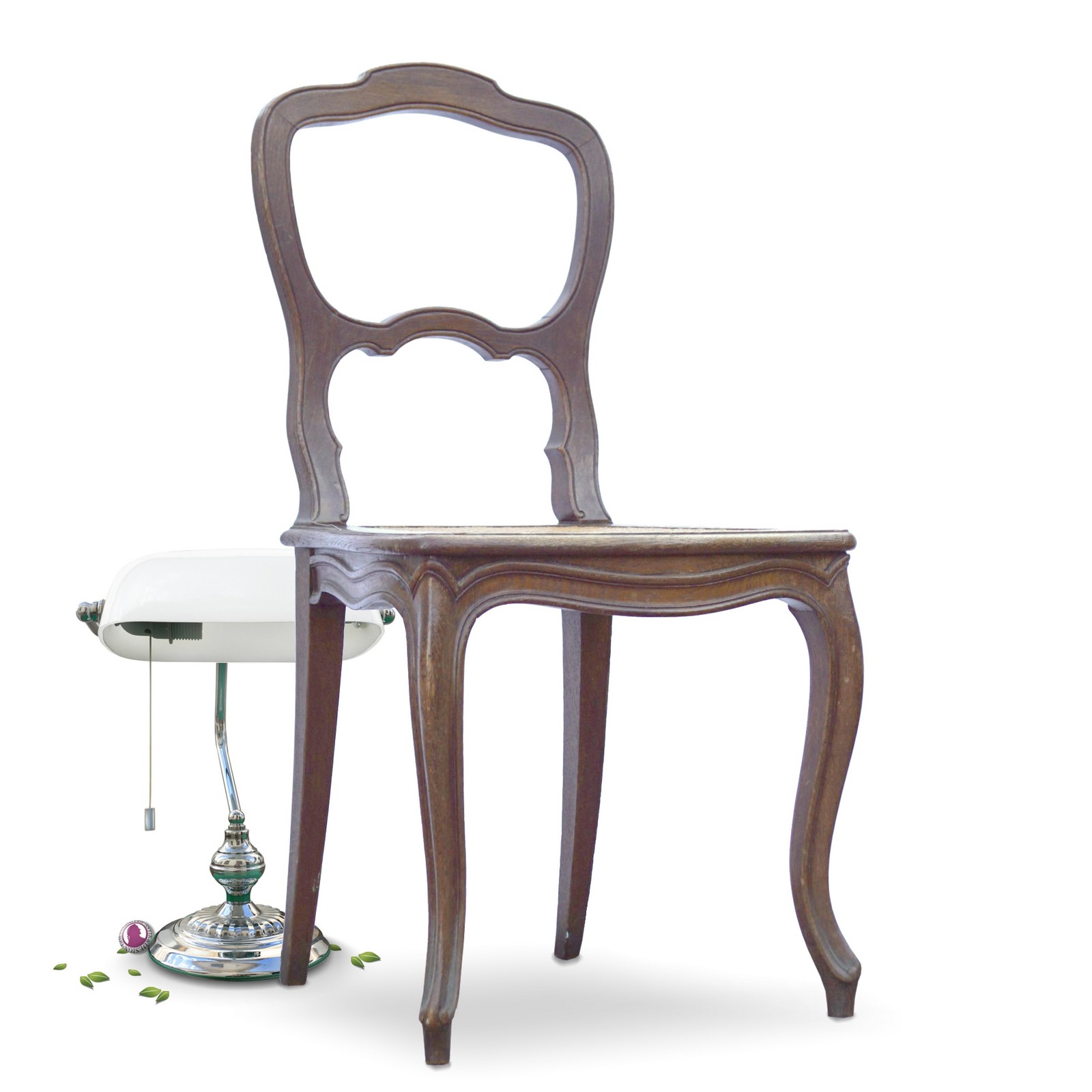 Stuhl Barockstil Rokoko Geflecht Sessel Vintage antik um 1900  Stuhl Barockstil Rokoko Geflecht Sessel Vintage antik um 1900