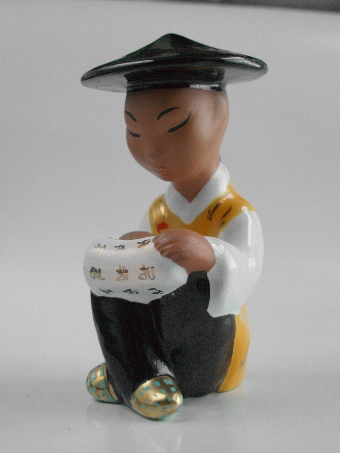 Wiener Keramik Figur antik Chinese