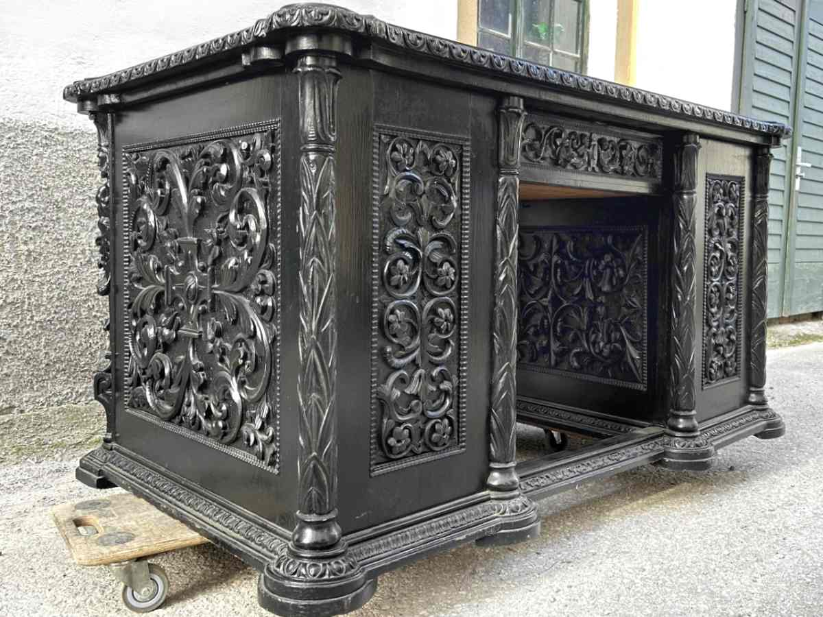 Antiquität Renaissance Schreibtisch antik Barock Möbel