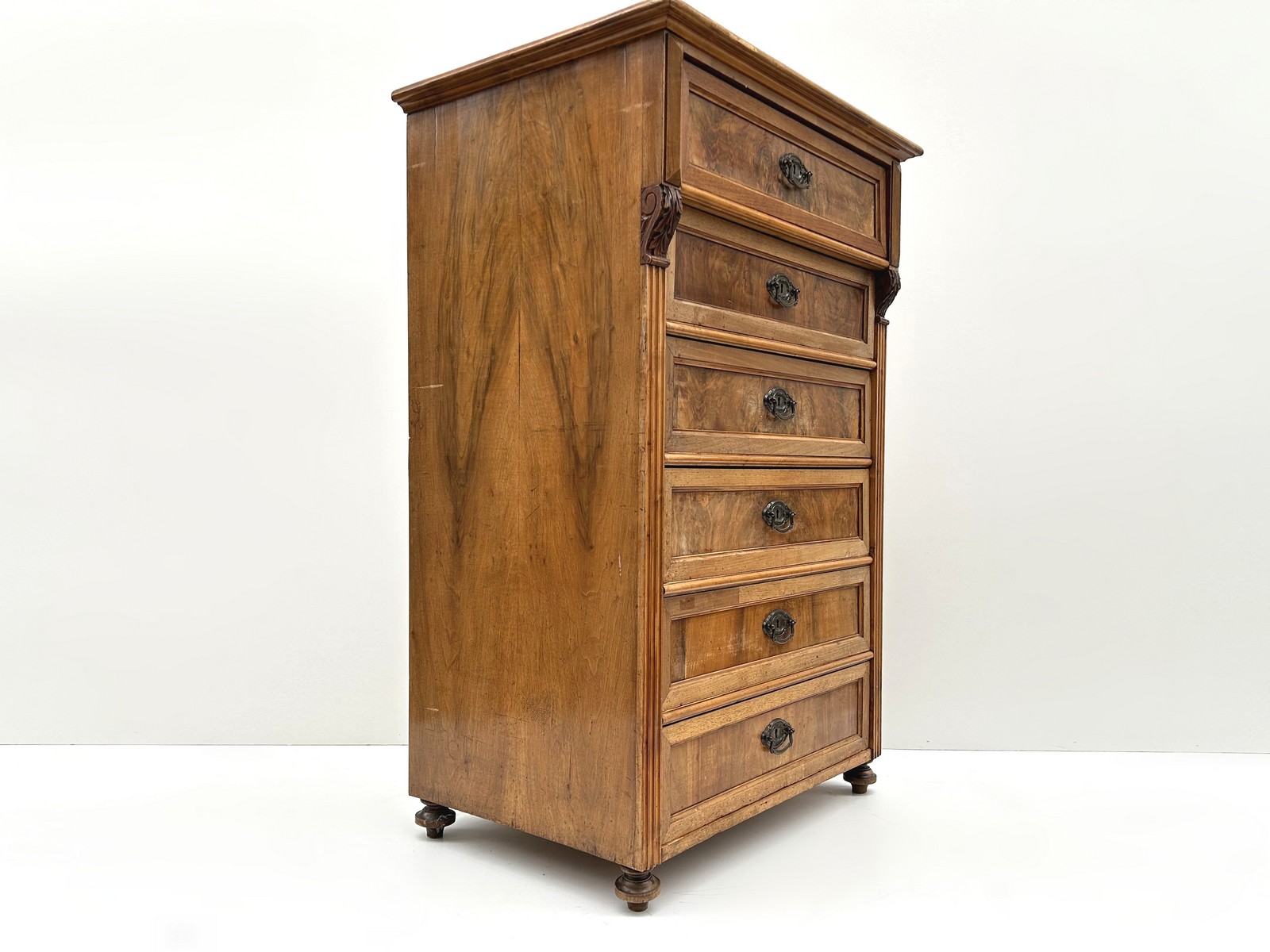 Schubladenschrank antike Kommode 6 Laden Historismus Ladenkommode