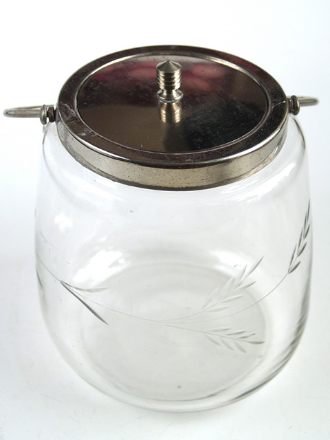 Shabby Chic Keksdose Glas